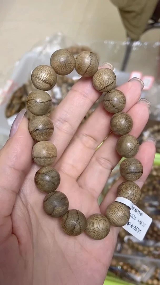 手串沉香达拉干圆珠单圈1.1虎皮多样性发其一