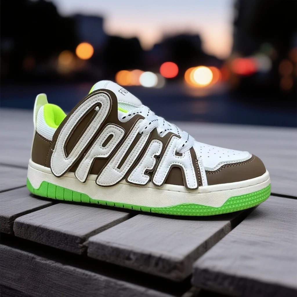 新款皮面防水情侣面包板鞋8131【小猪2】