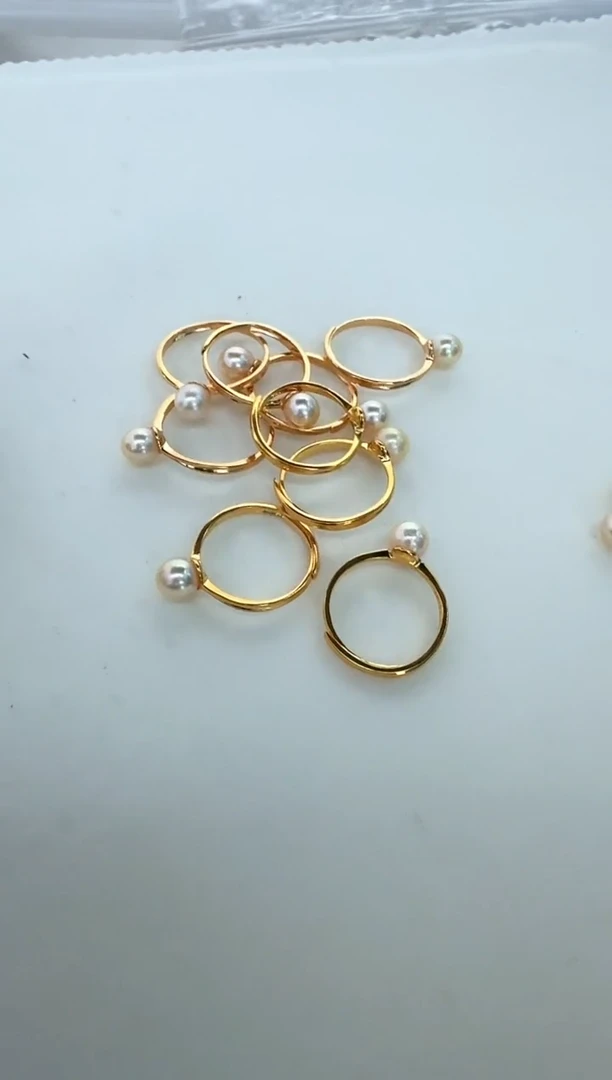 【闪购商品】海水珍珠戒指银S925镶嵌发其一