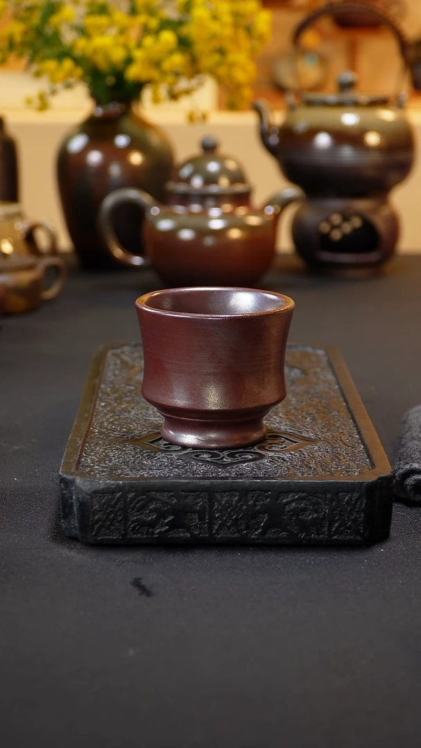 茶壶紫砂纯自然柴烧