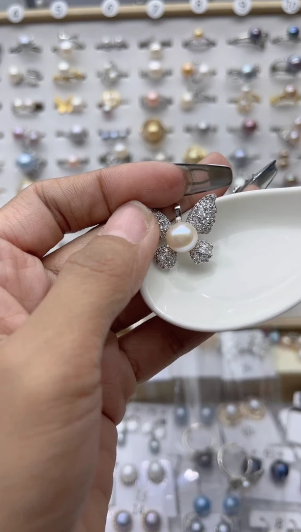 【闪购商品】淡水珍珠戒指合金125