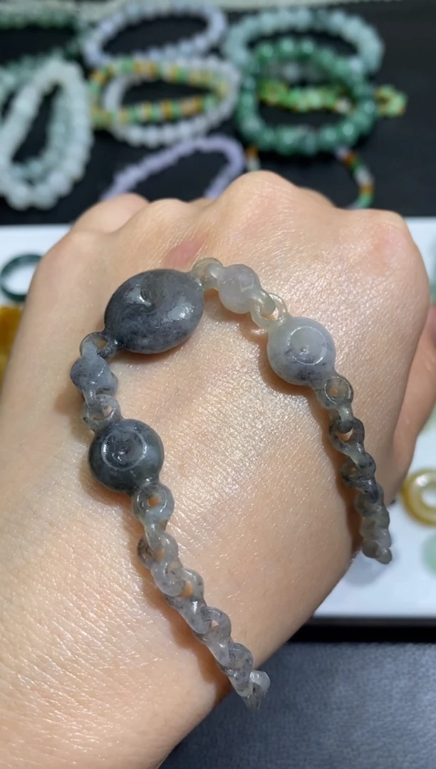 未镶嵌定制翡翠翡翠毛货~15厘米