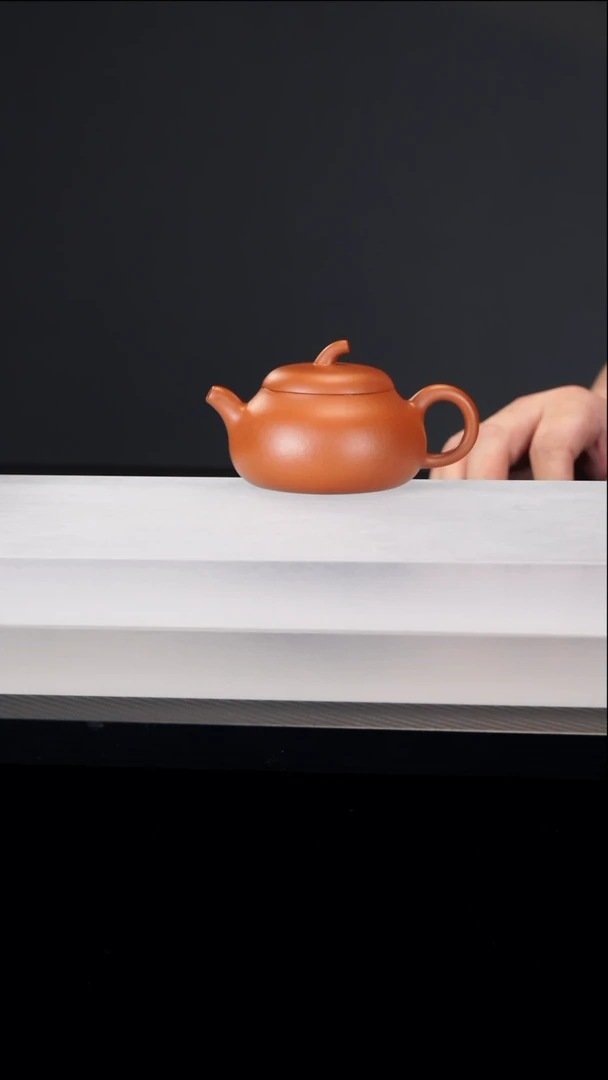 茶壶紫砂如*朱泥茄段