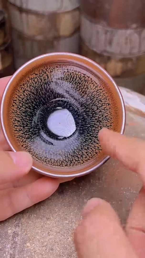 茶盏传统鹧鸪斑建盏主人杯