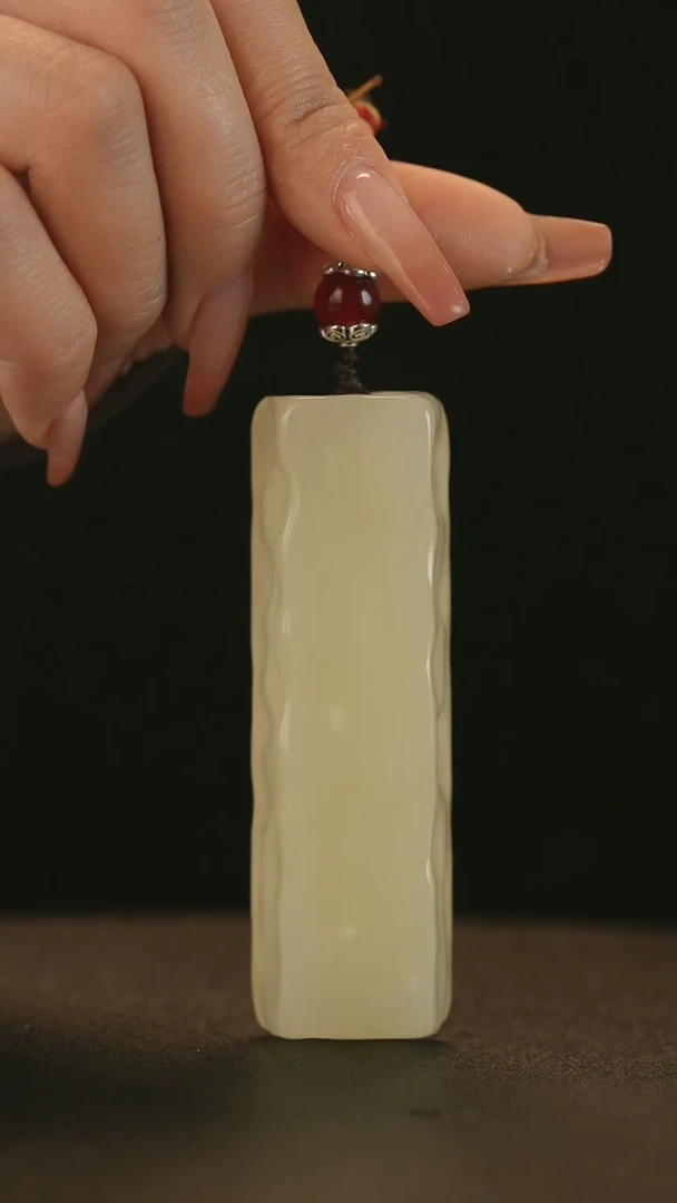 云南石石锤纹奶酪手把件