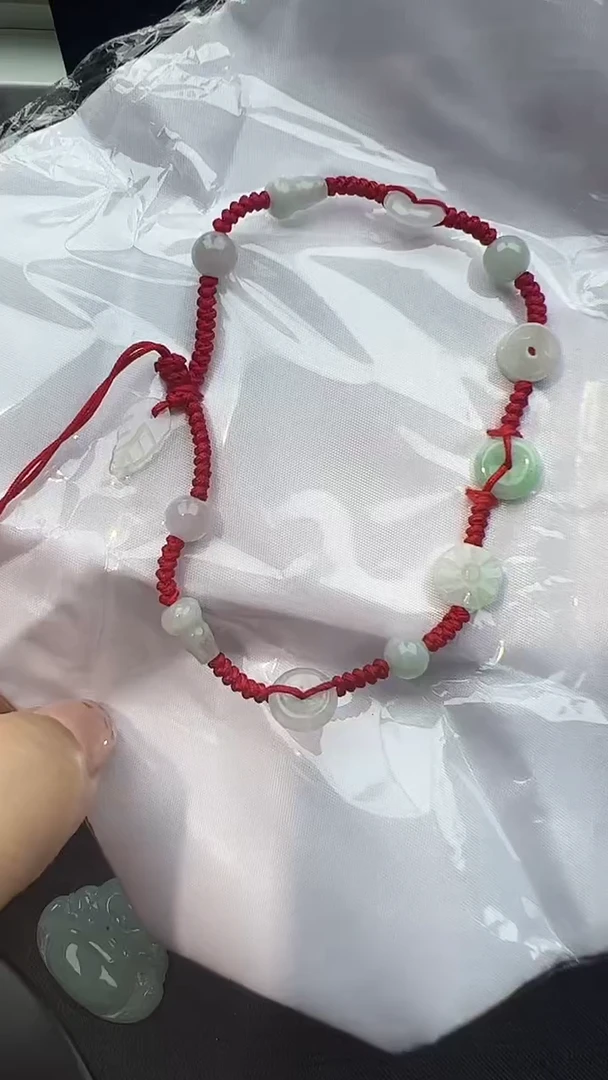 未镶嵌手绳翡翠大人脚绳