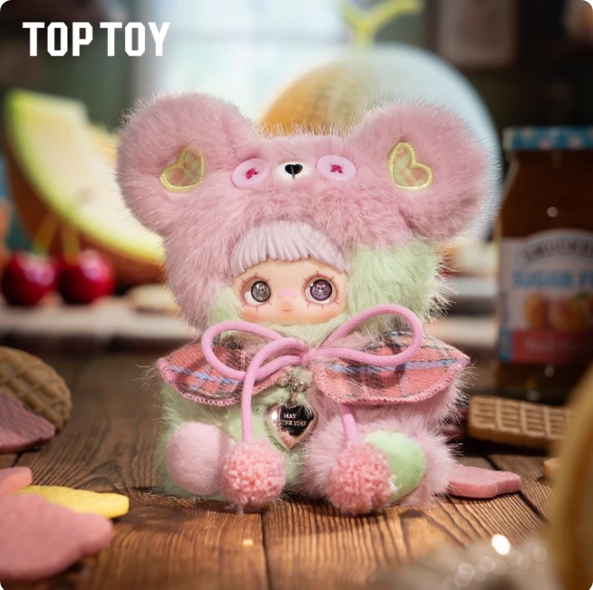 【MayMe霉霉】小熊饼干潮玩可爱毛绒盲盒包挂搪胶女生日礼物公仔