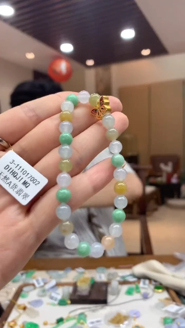 未镶嵌手串翡翠手串