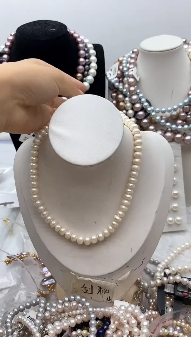 淡水珍珠钛钢颈饰171