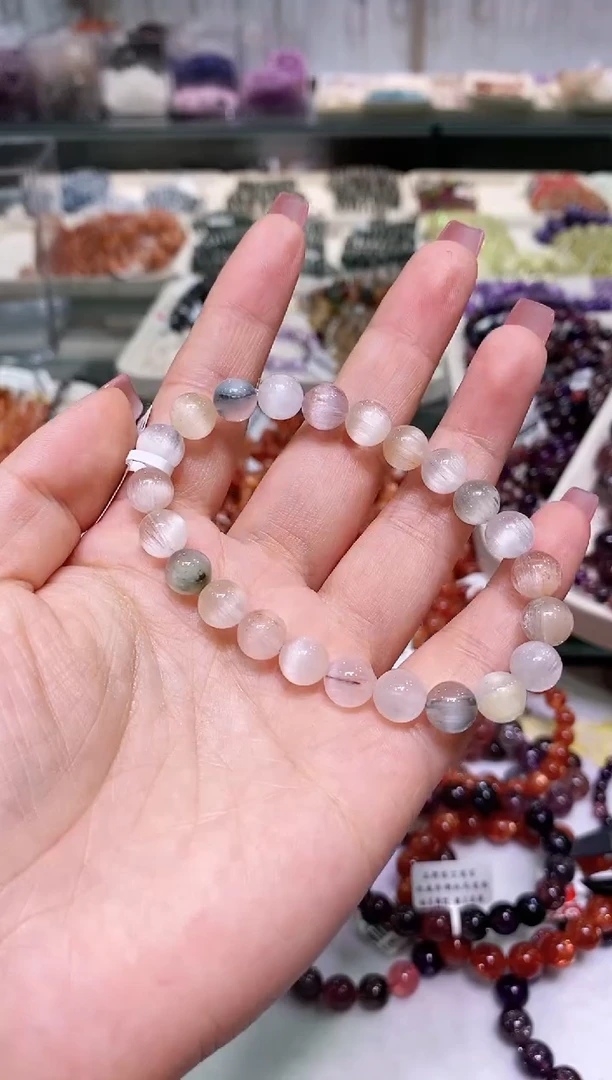 未镶嵌手链水晶多样性发其一兔毛8+