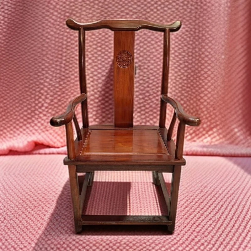 【格木官帽椅】中式禅椅餐椅实木椅主人椅茶桌椅茶椅家用
