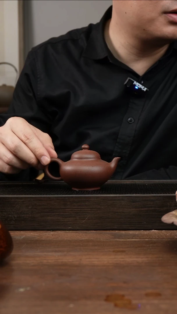 茶杯紫砂紫泥华影       150CC