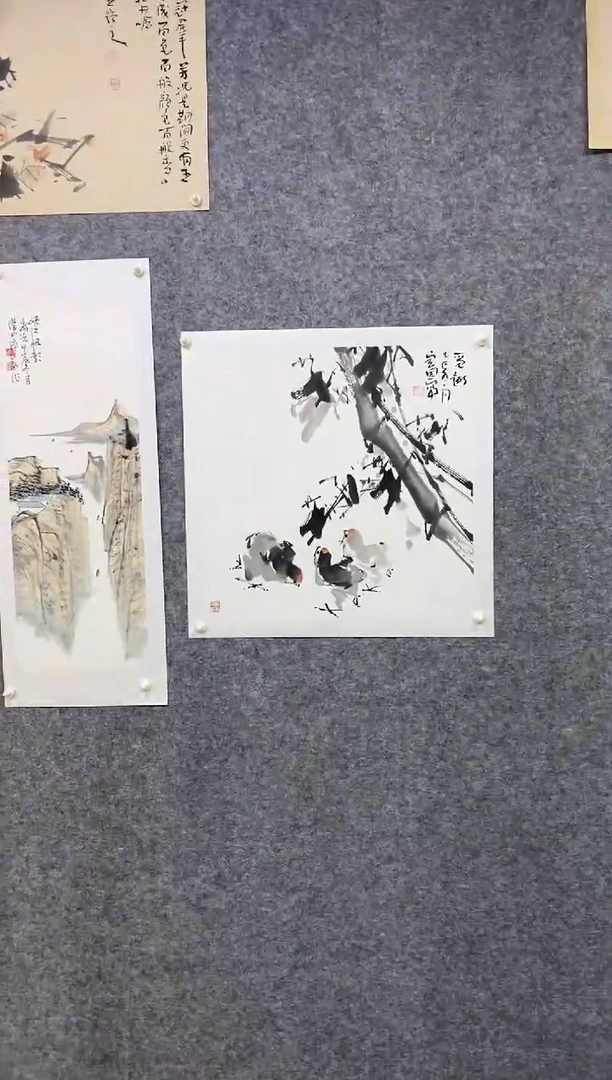 国画尚定固国画作品