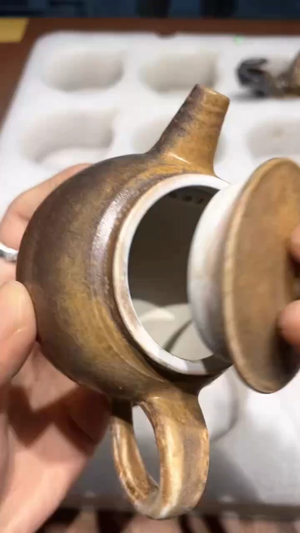 陶瓷奢瓷/瑞寅柴烧茶器（壶）1383