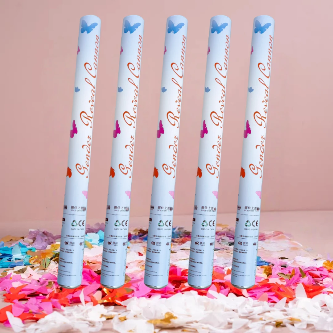 蝴蝶亮片结婚礼花筒手持礼花蝴蝶礼炮婚礼聚会香氛蝴蝶小礼花派对