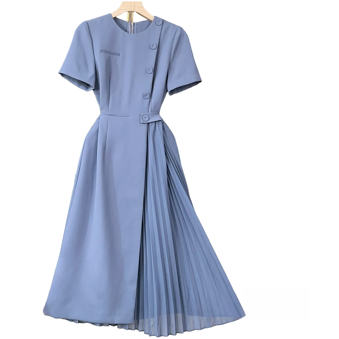 【RG6606】2025新款夏季洋气法式时尚气质日常百搭显瘦新款连衣裙