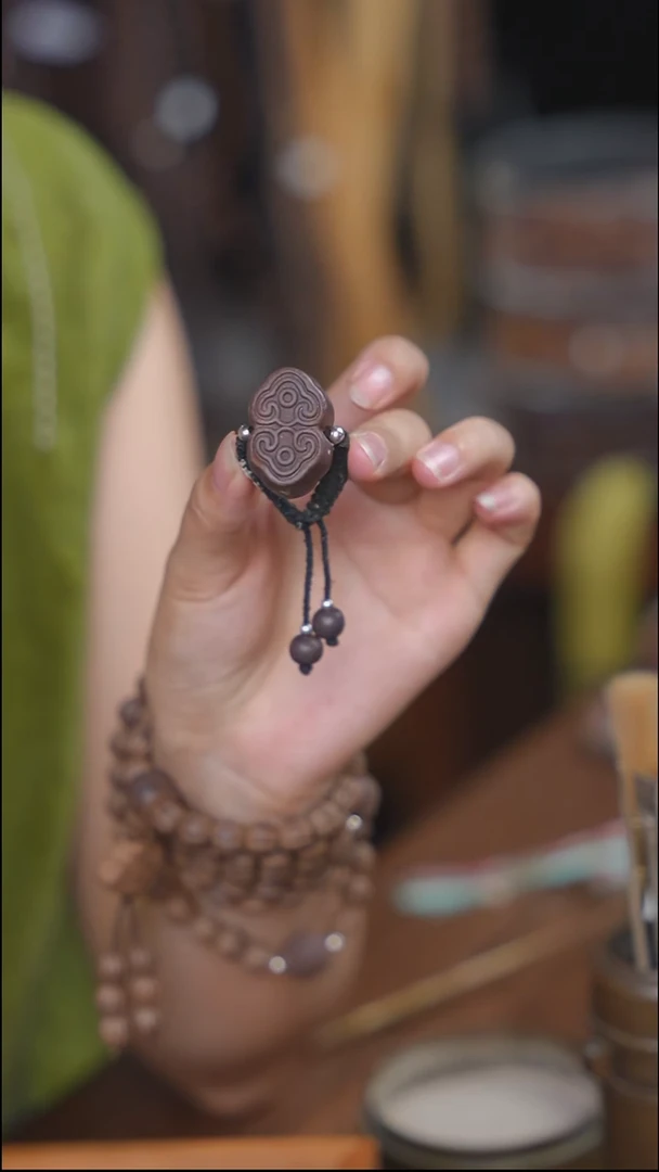 泥塑念慈双如意戒指款式