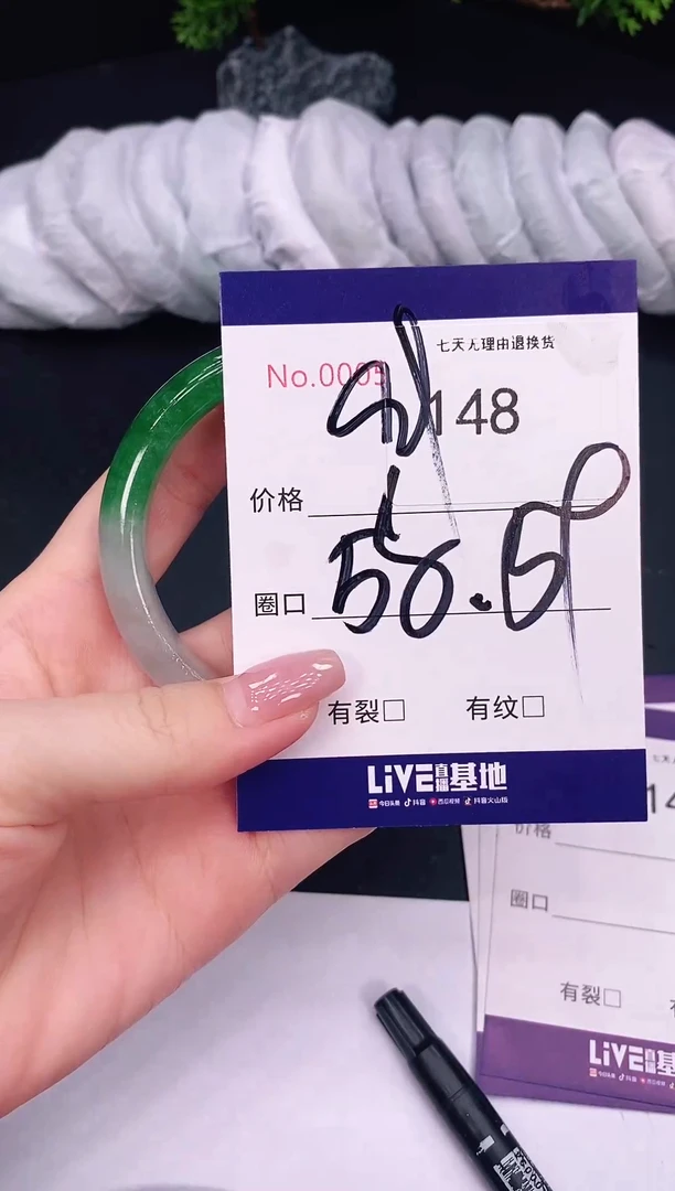 未镶嵌手镯翡翠148