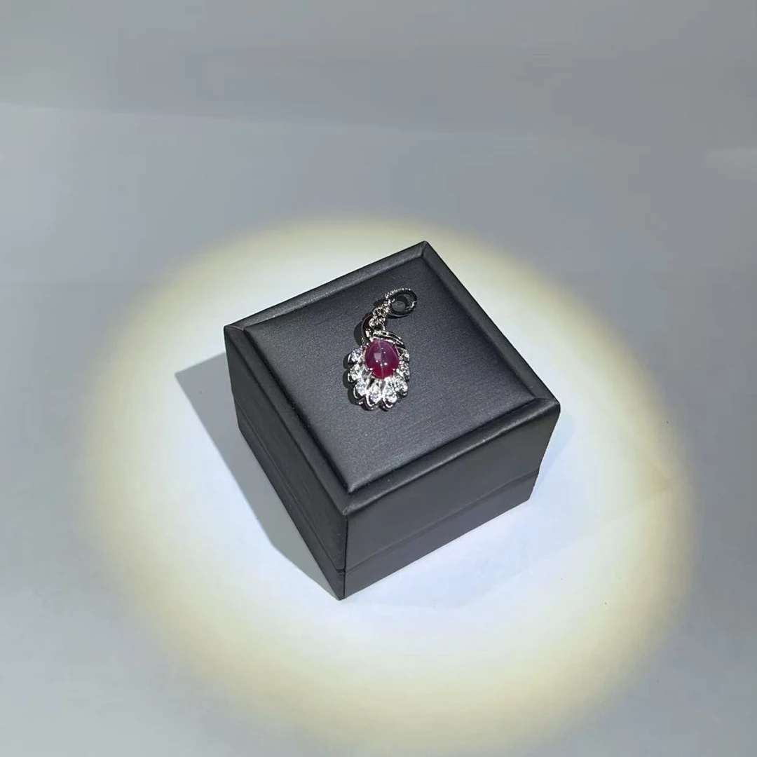 铜合金吊坠 A46女红色日韩吊坠时尚满钻法式百搭