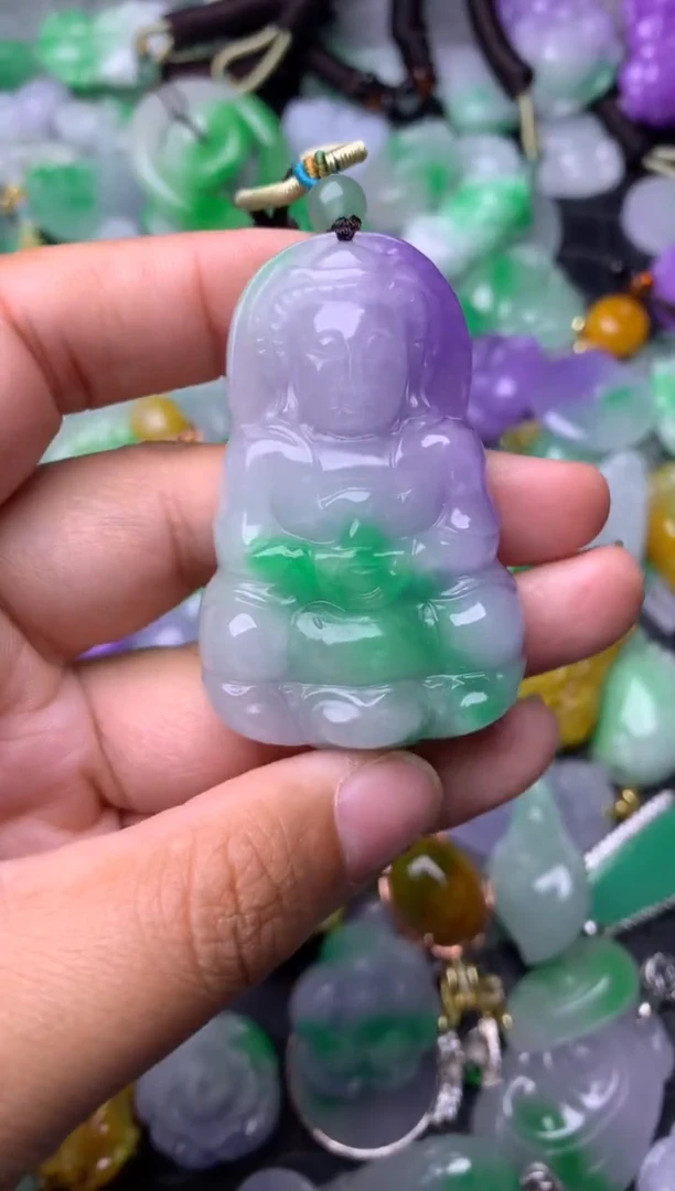 颈饰未镶嵌翡翠缅甸翡翠吊坠