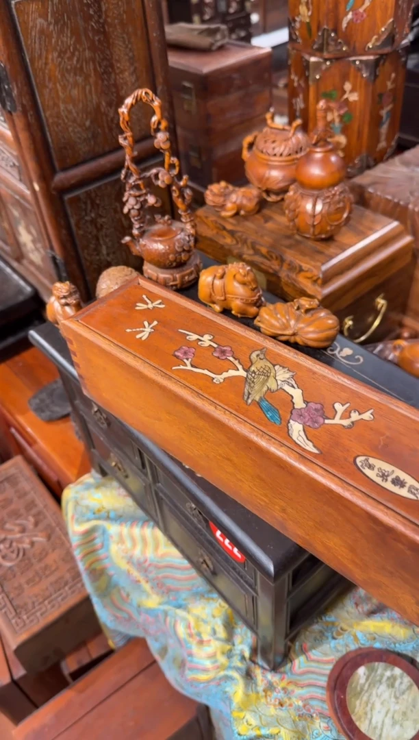 木木头款喜鹊登梅线香盒68.8888