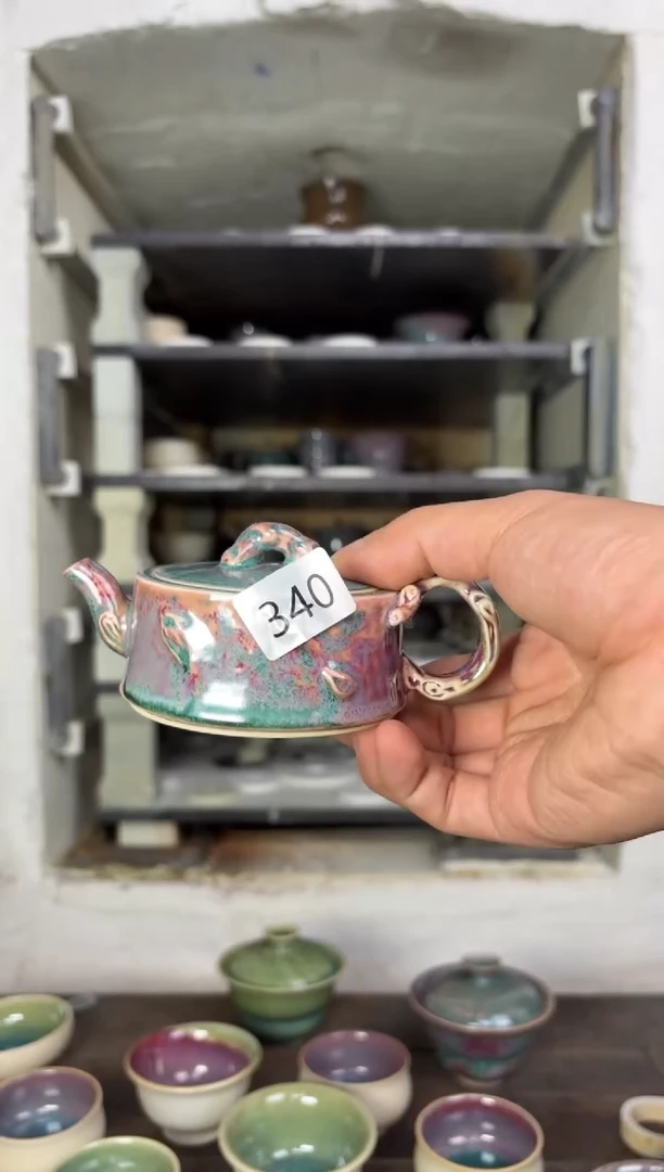 【闪购商品】摆件钧瓷窑变精品茶器
