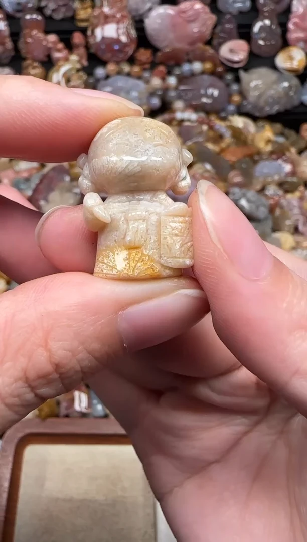 颈饰未镶嵌硅化珊瑚（珊瑚玉）337