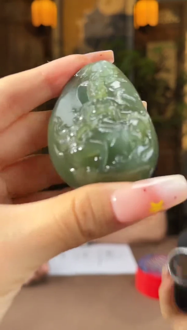 和田玉未镶嵌颈饰S291