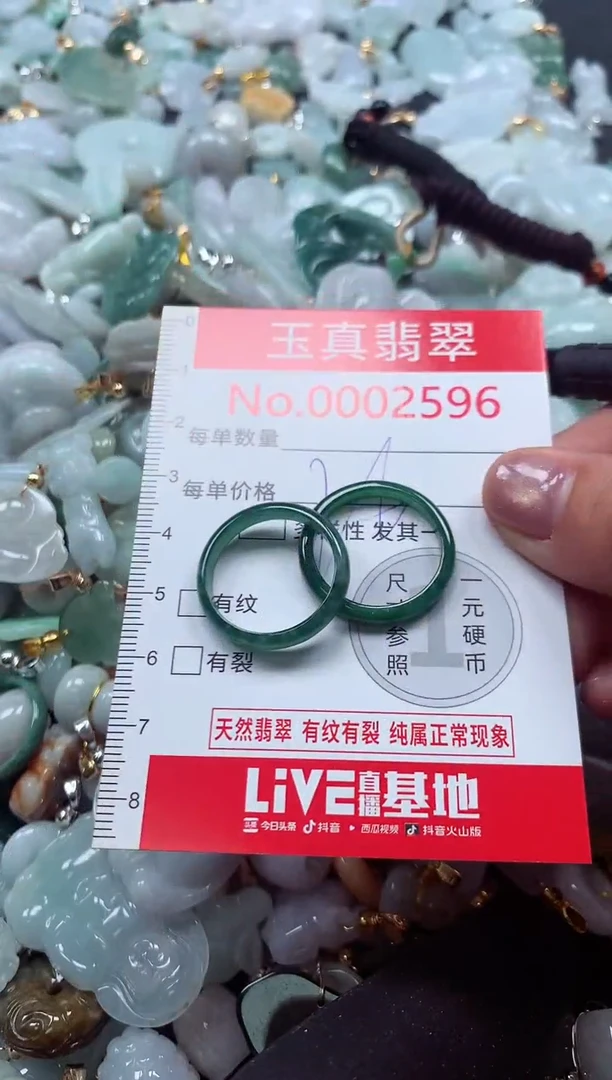 吊坠(不含链)未镶嵌翡翠2596