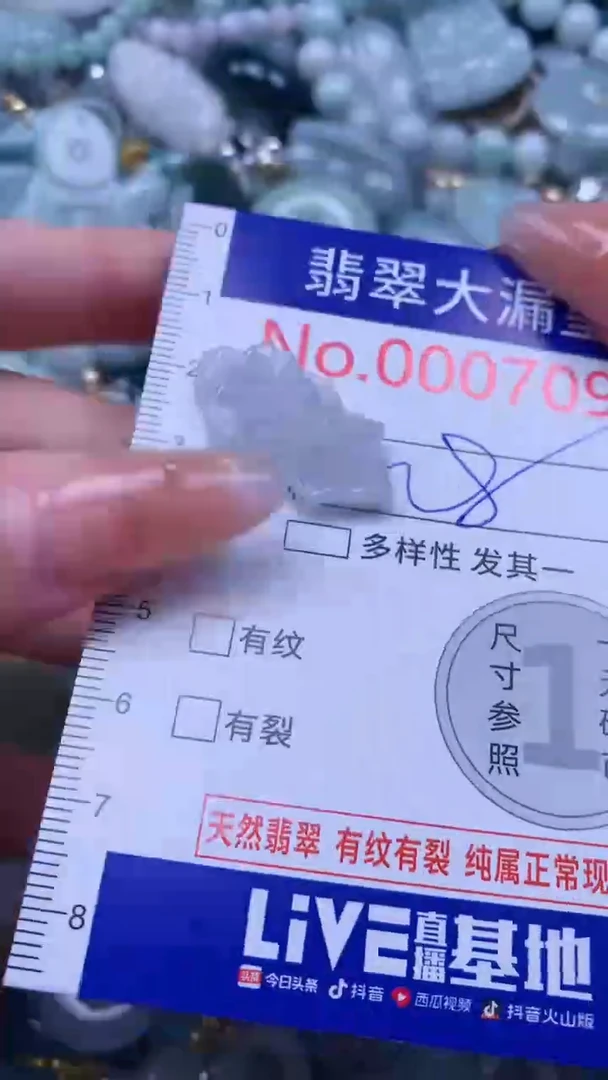 翡翠未镶嵌吊坠(不含链)7096
