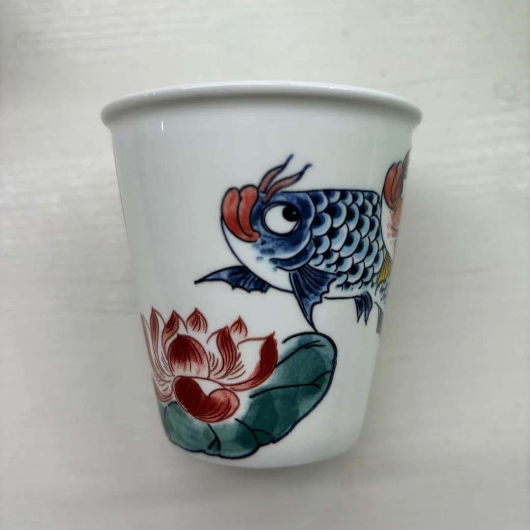 国风国潮龙鱼可乐杯