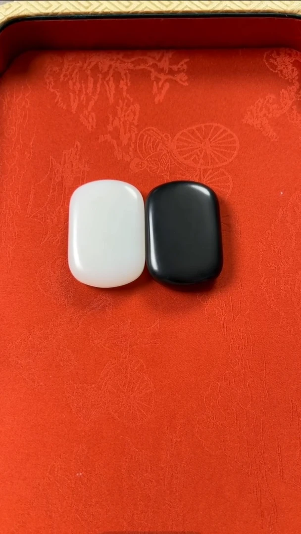 【闪购商品】和田玉挂件未镶嵌新疆白玉黑青平安对牌