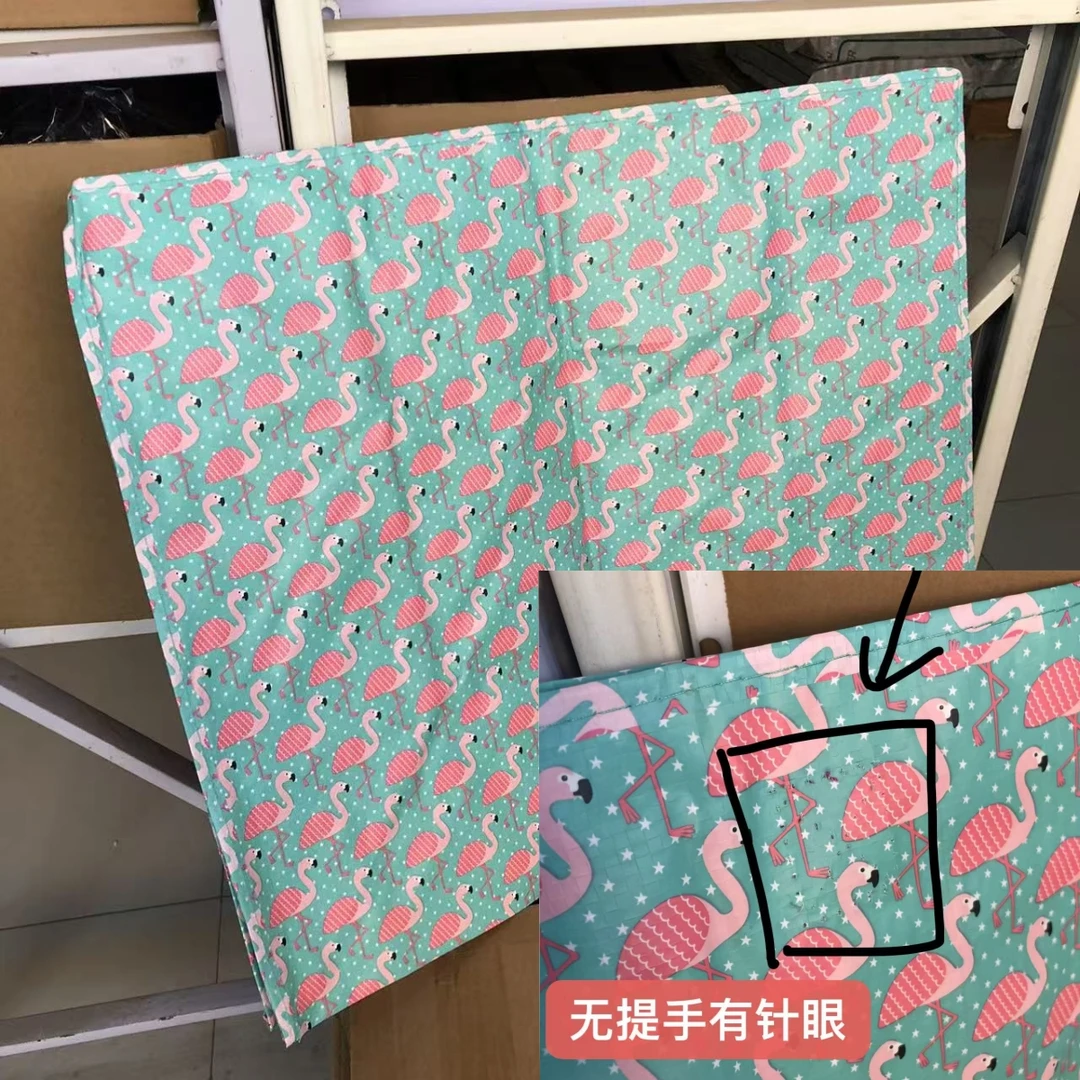 瑕疵！火烈鸟编织袋！无提手有针眼！！居家日用