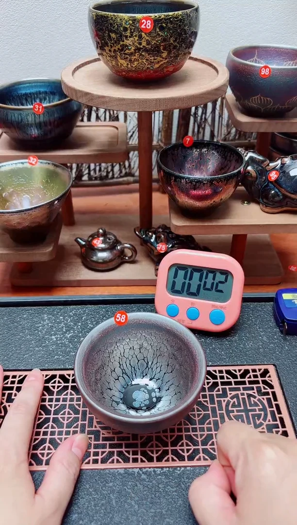 茶盏如***天58号建盏工匠茶器