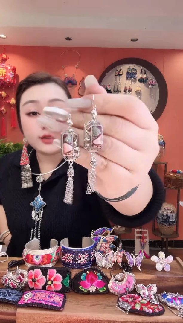 长红绣艺坊耳环38