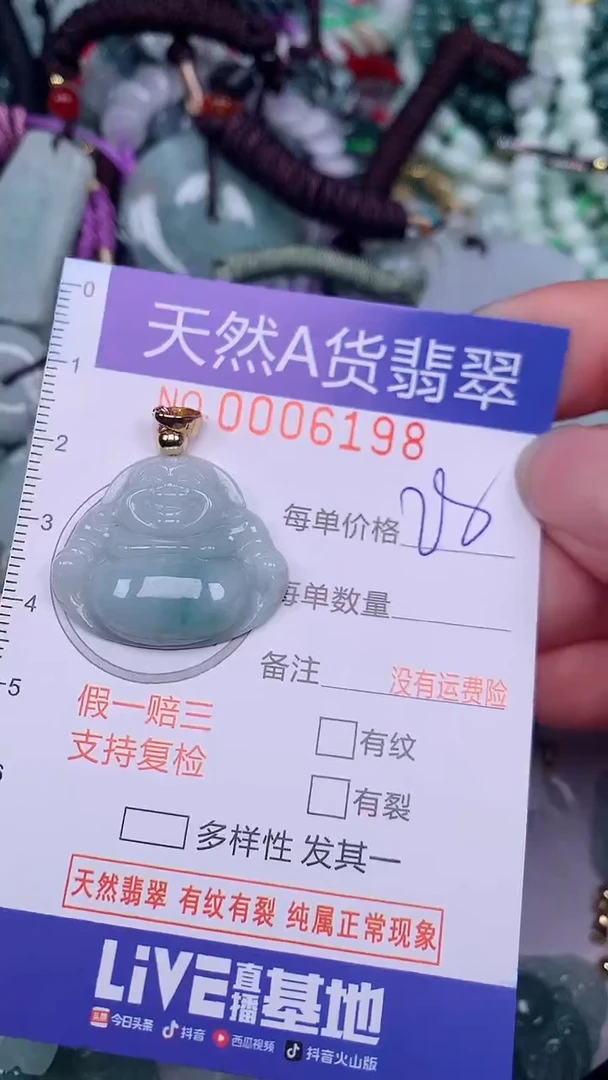 翡翠未镶嵌颈饰...0006198