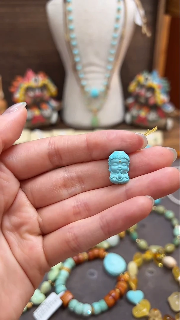 绿松石未镶嵌配饰绿松石配饰