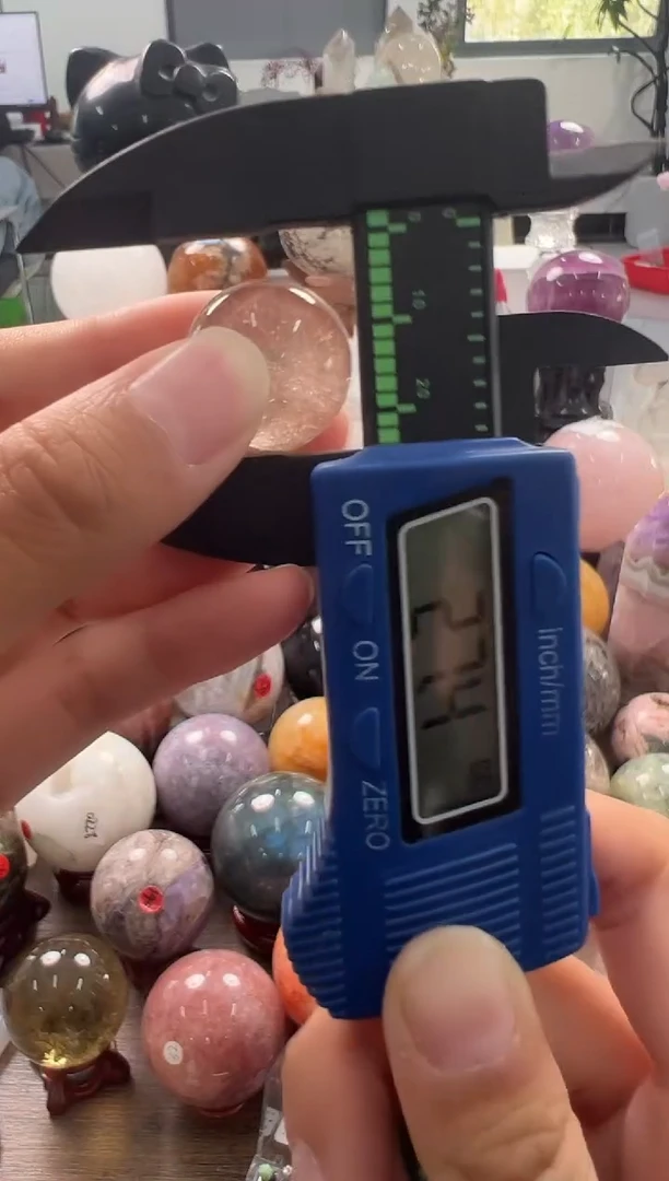 未镶嵌珠宝半成品水晶M141 约2.0cm