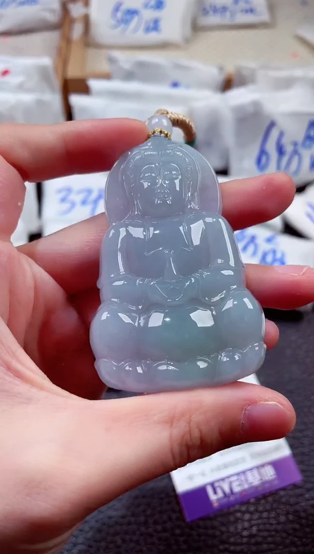 翡翠未镶嵌颈饰00001265