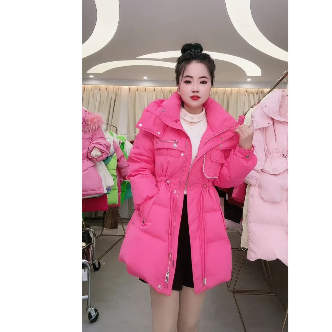 【镇店之宝】887洋气百搭羽绒服时尚收腰显瘦加厚外套