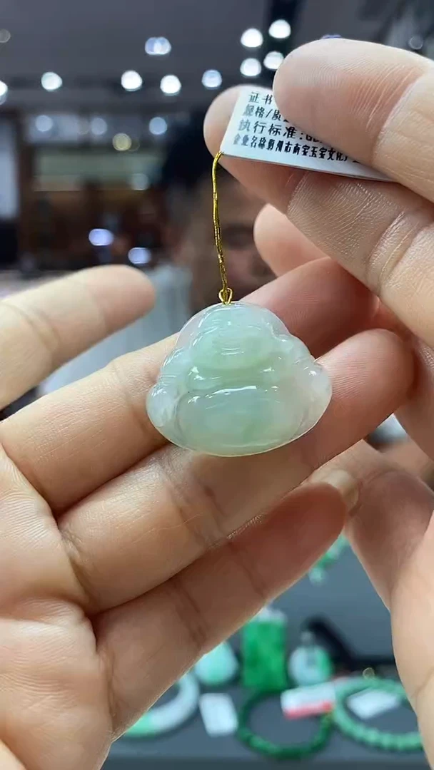 颈饰未镶嵌翡翠佛公