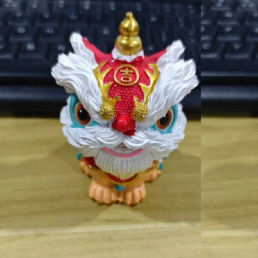 DD-ZH2369-两只舞狮茶宠（红色）