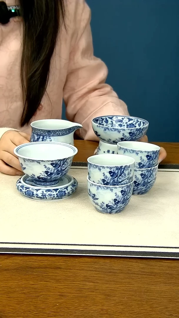 【闪购商品】喜上眉梢八件套------四个客杯