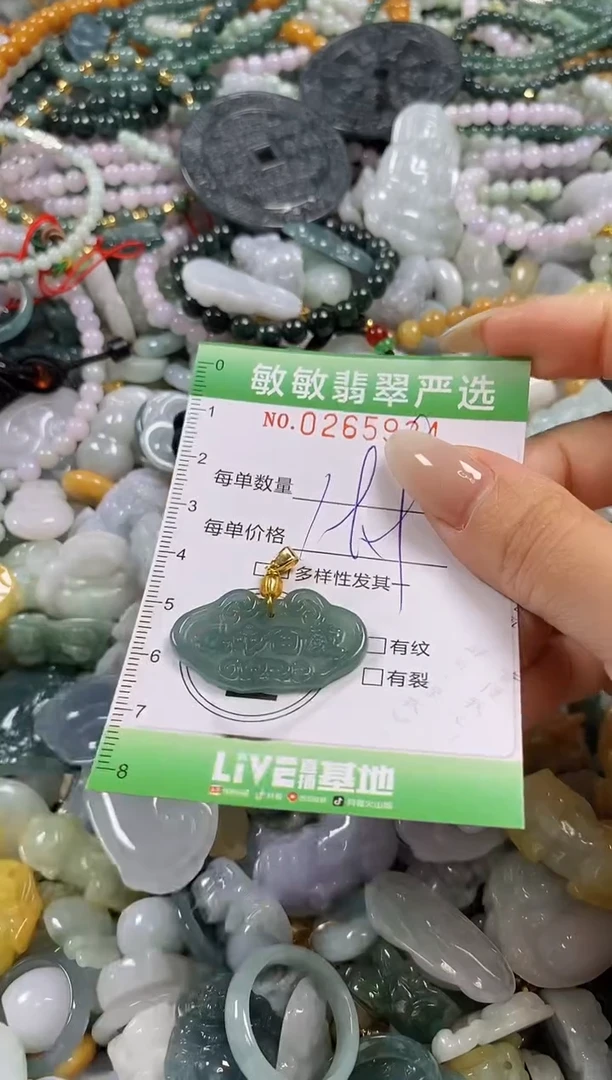 翡翠未镶嵌颈饰闪购0265934