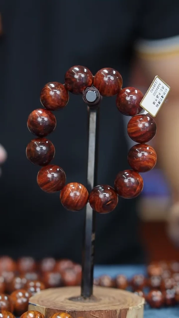 黄花梨/降香黄檀海南黄花梨2.0X12手串文玩手串（999）