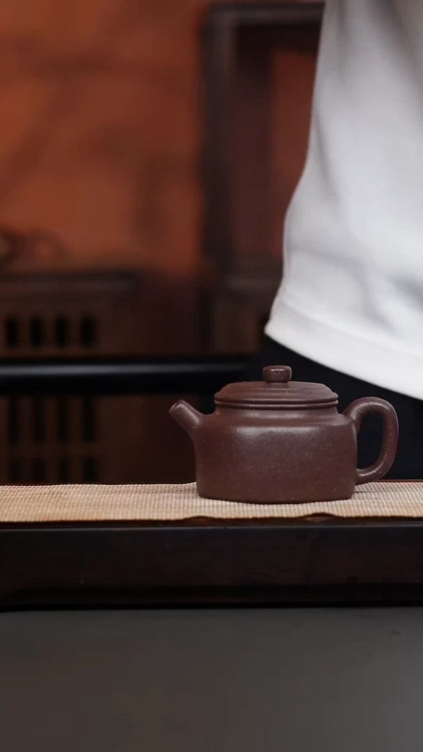 茶壶紫砂桃花泥德钟