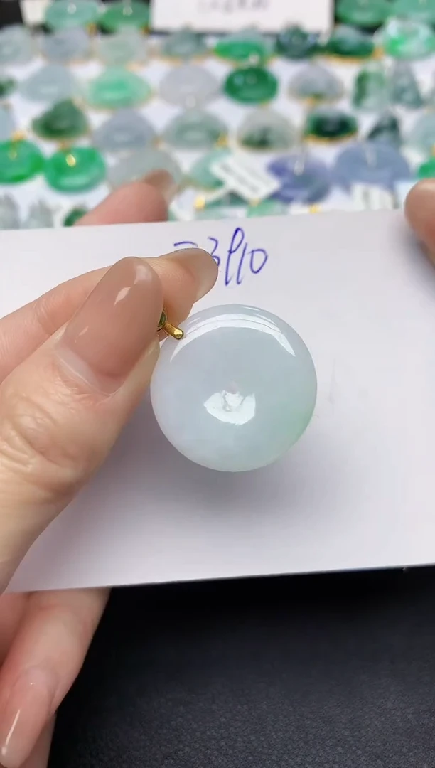 颈饰未镶嵌翡翠天然缅甸A货翡翠百元以上9元证书费自理