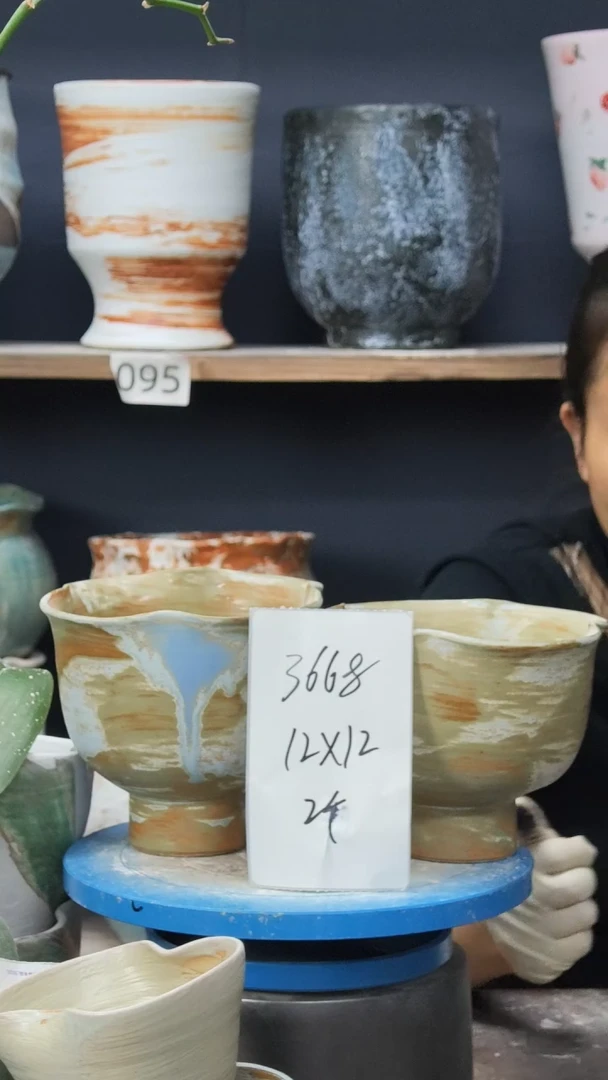 景德镇花盆默认微瑕3668