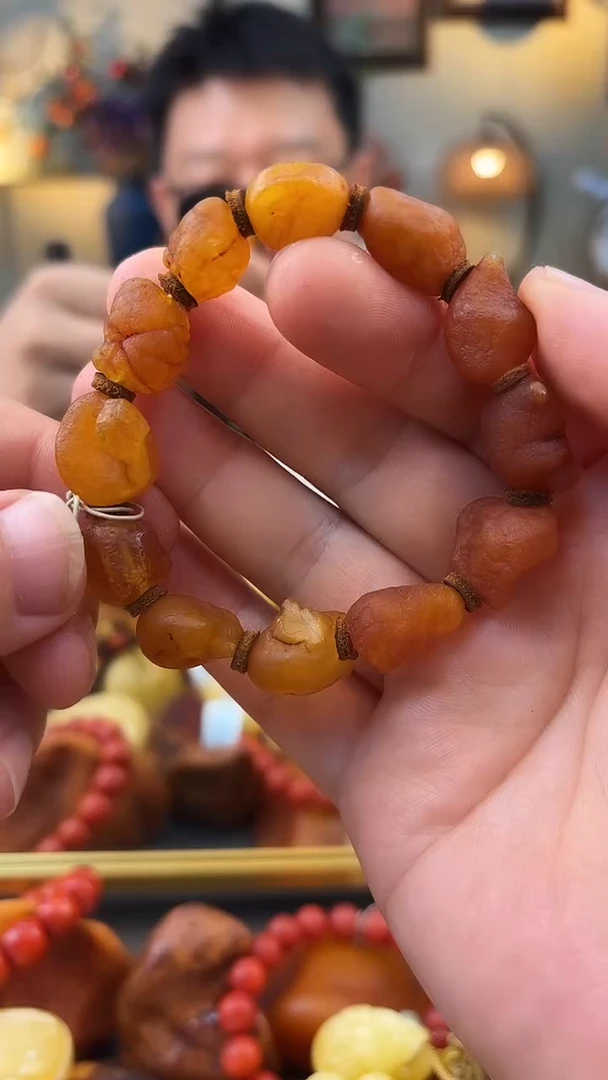 未镶嵌琥珀手串手串