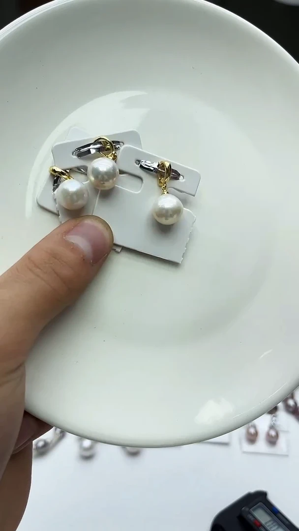 未镶嵌吊坠淡水珍珠白色系吊坠